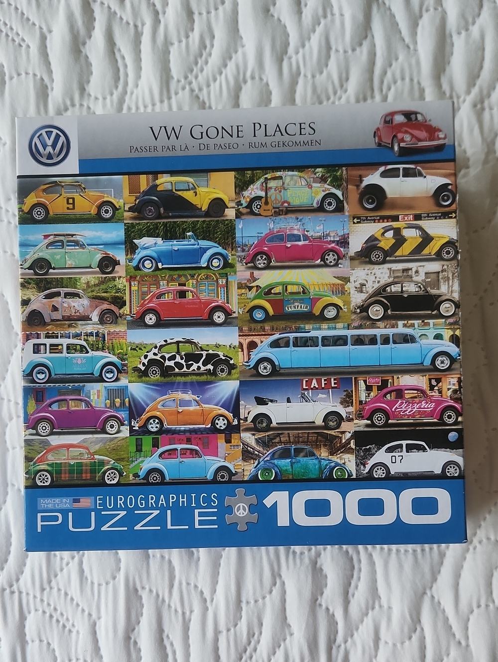 VW Gone Places 1000-Piece Jigsaw Puzzle - Multi Color